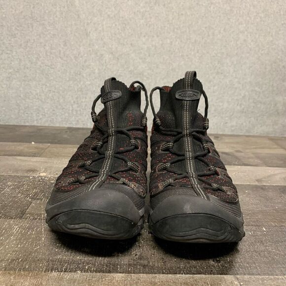 Keen Men’s Size 10.5 Targhee Evo Mid Hiking Boots Red Pull On Adjustable - Picture 2 of 10